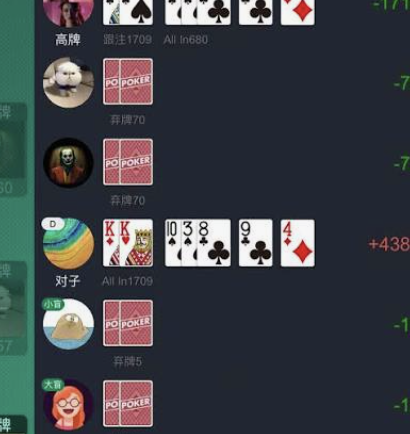 HH Poker诈唬复盘检查表示意